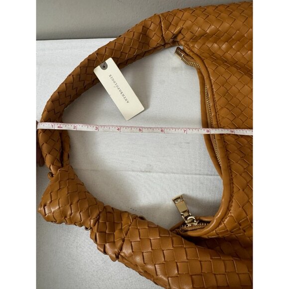 Anthropologie Boho Melie Bianco Weave Vegan Shoulder Bag Purse Hobo Bag NWT FLAW - Picture 15 of 16